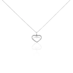 Histoire d'Or Collier Gasparde Argent Blanc Oxyde De Zirconium