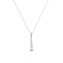 Collier Georas Or Blanc Oxyde-Histoire d'Or Best
