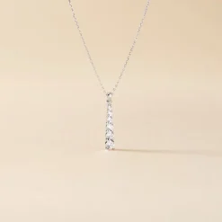 Collier Georas Or Blanc Oxyde-Histoire d'Or Best