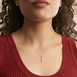 Collier Georas Or Blanc Oxyde-Histoire d'Or Best