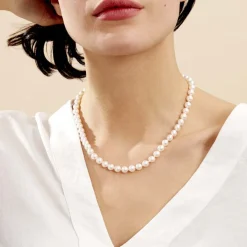 Histoire d'Or Collier Ghisele Or Jaune Perle De Culture D'akoya