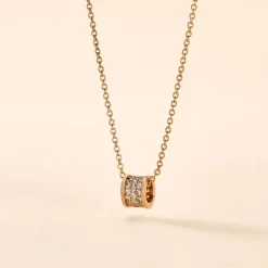 Histoire d'Or Collier Gia Plaqué Or Jaune Oxyde De Zirconium