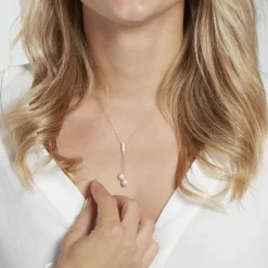 Collier Giacomo Or Blanc Perle De Culture-Histoire d'Or Clearance