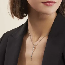 Collier Giorgia Argent Blanc-Histoire d'Or Online