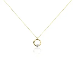Collier Gisa Jaune Diamant Blanc-Histoire d'Or Outlet