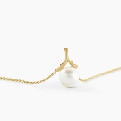 Collier Gladdie Or Jaune Perle De Culture-Histoire d'Or Sale