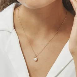 Collier Gladdie Or Jaune Perle De Culture-Histoire d'Or Sale