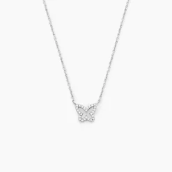 Collier Gladys Argent Blanc Oxyde De Zirconium-Histoire d'Or Clearance