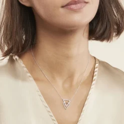 Histoire d'Or Collier Glorya Argent Blanc Oxyde De Zirconium