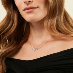 Histoire d'Or Collier Glow Up Argent Blanc Oxyde De Zirconium