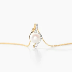 Collier Grazilla Or Bicolore Perle De Culture Et Diamant-Histoire d'Or