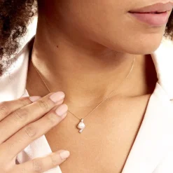 Collier Grazilla Or Bicolore Perle De Culture Et Diamant-Histoire d'Or