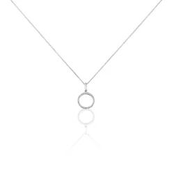 Collier Grâces Argent Blanc Oxyde De Zirconium-Histoire d'Or Best