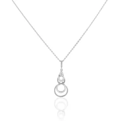 Collier Greta Argent Blanc-Histoire d'Or Clearance