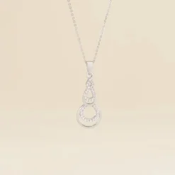 Collier Greta Argent Blanc-Histoire d'Or Clearance