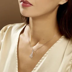 Collier Greta Argent Blanc-Histoire d'Or Clearance