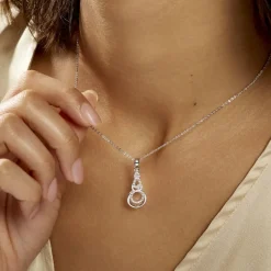 Collier Greta Argent Blanc-Histoire d'Or Clearance