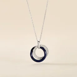 Collier Grizzel Argent Céramique Oxyde-Histoire d'Or Clearance