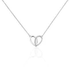 Collier Guilia Argent Blanc Oxyde De Zirconium-Histoire d'Or