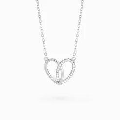 Collier Guilia Argent Blanc Oxyde De Zirconium-Histoire d'Or