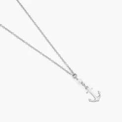 Histoire d'Or Collier Gwenaelle Argent Blanc Perle D'imitation