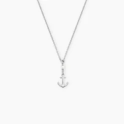 Histoire d'Or Collier Gwenaelle Argent Blanc Perle D'imitation