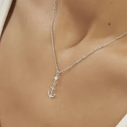 Histoire d'Or Collier Gwenaelle Argent Blanc Perle D'imitation