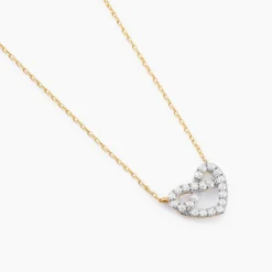 Histoire d'Or Collier Gwenneth Or Jaune Oxyde De Zirconium