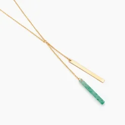 Collier Halcyone Or Jaune Aventurine-Histoire d'Or Online