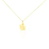 Collier Hallie Ange A Genoux Or Jaune-Histoire d'Or New