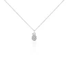 Histoire d'Or Collier Harold Argent Blanc Oxyde De Zirconium