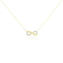 Histoire d'Or Collier Heimdall Or Jaune Oxyde De Zirconium