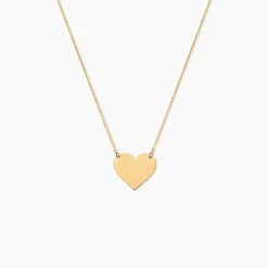 Histoire d'Or Collier Helenia Coeur Gravable Or Jaune