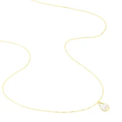 Collier Helin Or Jaune Perle De Culture Et Oxyde De Zirconium-Histoire d'Or