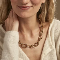 Histoire d'Or Collier Hennie Acier Doré
