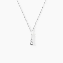 Collier Henriet Argent Blanc Oxyde De Zirconium-Histoire d'Or Outlet