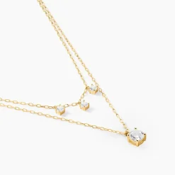 Histoire d'Or Collier Hermanni Or Jaune Oxyde De Zirconium