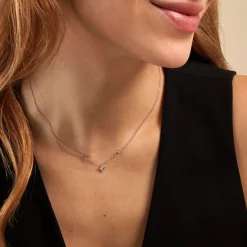 Collier Honey Argent Blanc Oxyde De Zirconium-Histoire d'Or Online