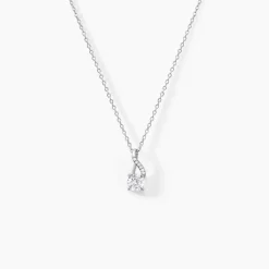 Collier Idylla Argent Blanc Oxyde De Zirconium-Histoire d'Or Sale