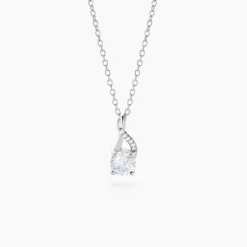 Collier Idylla Argent Blanc Oxyde De Zirconium-Histoire d'Or Sale