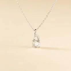 Collier Idylla Argent Blanc Oxyde De Zirconium-Histoire d'Or Sale