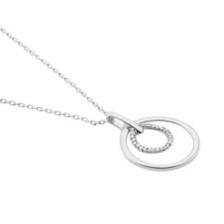 Histoire d'Or Collier Ignaza Or Blanc Diamant