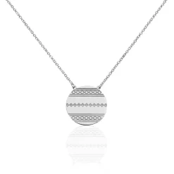 Histoire d'Or Collier Inca Argent Blanc