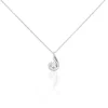 Collier Indian Drop Argent Blanc Oxyde De Zirconium-Histoire d'Or