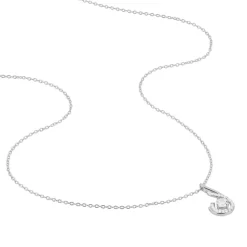 Collier Indian Drop Argent Blanc Oxyde De Zirconium-Histoire d'Or