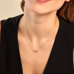 Histoire d'Or Collier Infini Pop Argent Bicolore