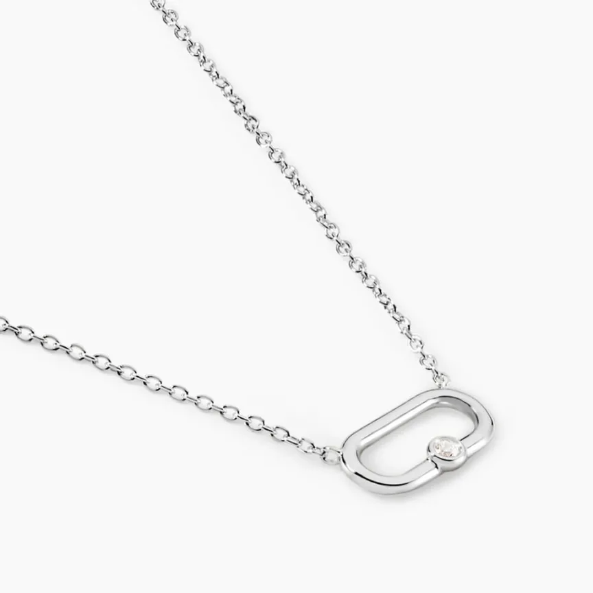 Collier Infini Pop De Zirconium-Histoire d'Or Clearance