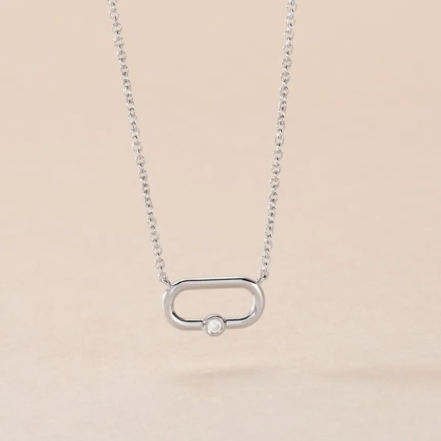 Collier Infini Pop De Zirconium-Histoire d'Or Clearance