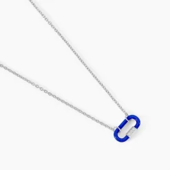 Collier Infini Pop Argent Blanc Oxyde De Zirconium-Histoire d'Or Outlet
