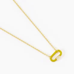Collier Infini Pop Argent Jaune Oxyde De Zirconium-Histoire d'Or Best
